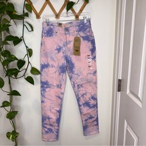 LEVI’S 721 High Rise Skinny Ankle Cotton Candy Purple Pink Jeans